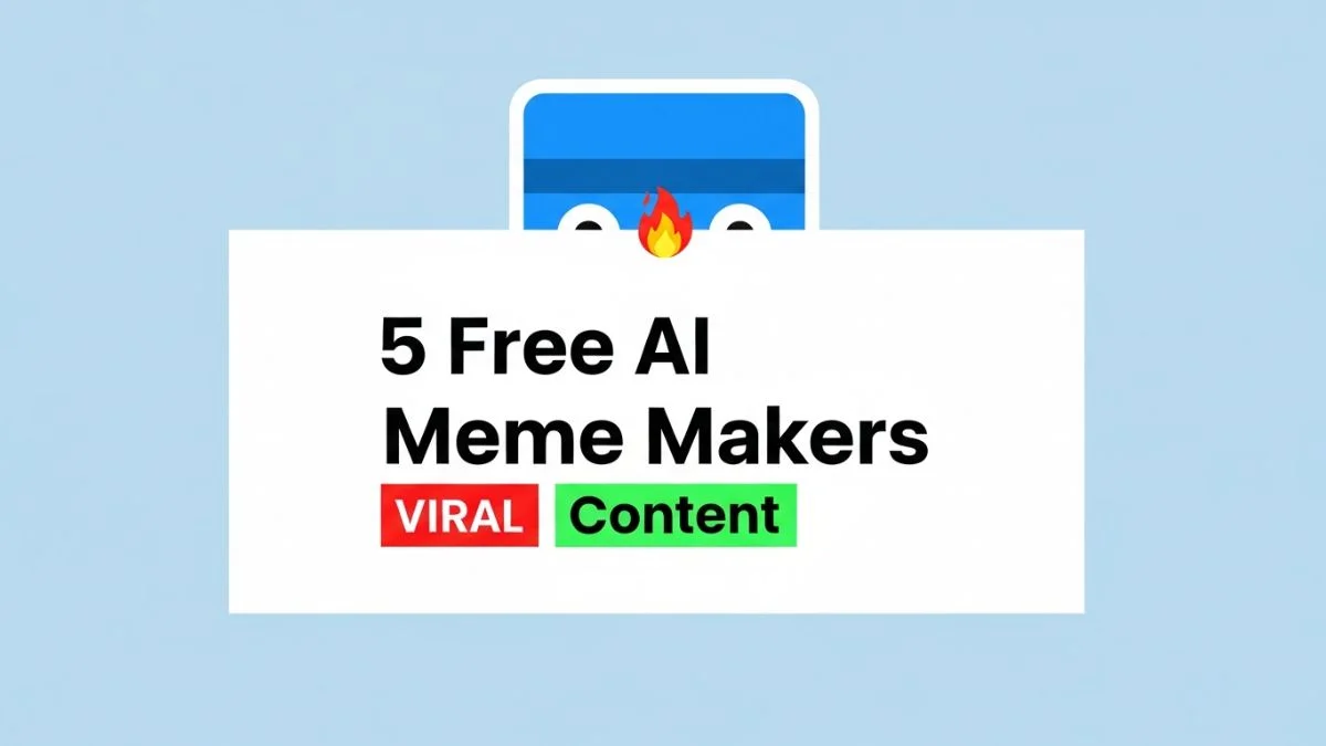 5 Free AI Meme Makers Viral Content
