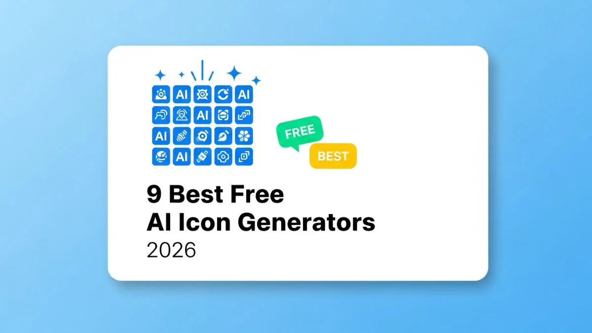 9 Best Free AI Icon Generators 2026