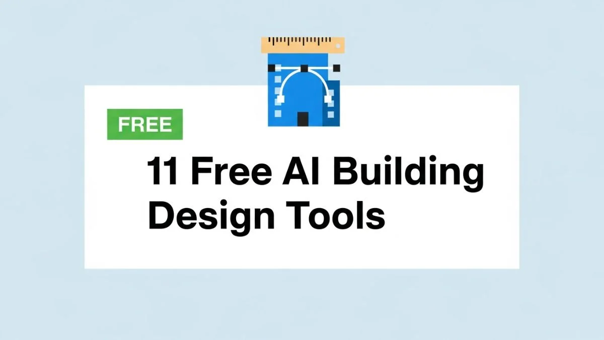 11 Free AI Building Design Tools