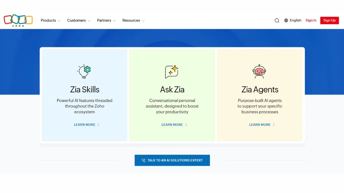 Best Zia (Zoho) Alternatives in 2026: Smarter AI for Your Business