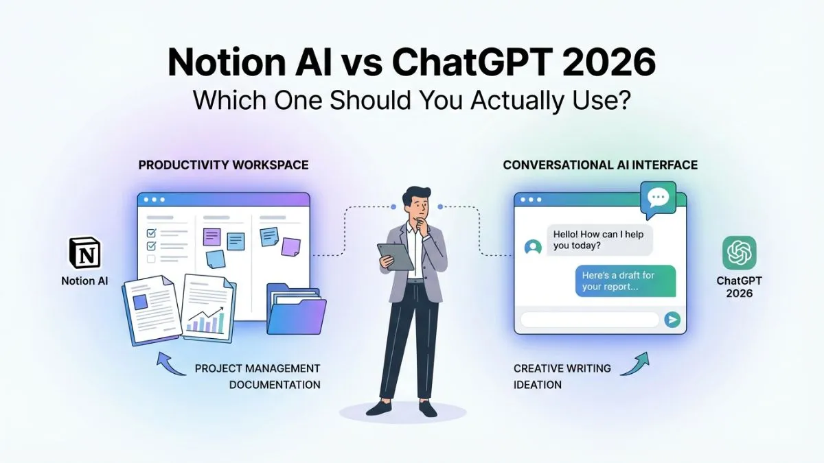 Notion AI vs ChatGPT 2026: Which One Should You Actually Use?