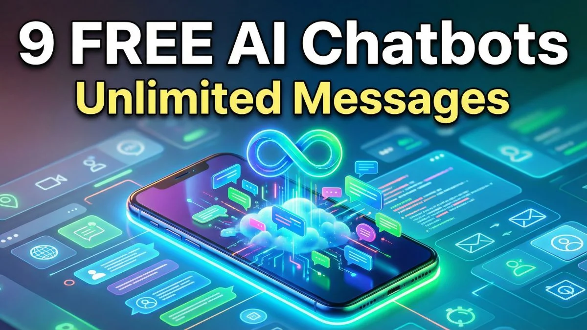 9 Free AI Chatbots With Unlimited Messages (2026 Guide)