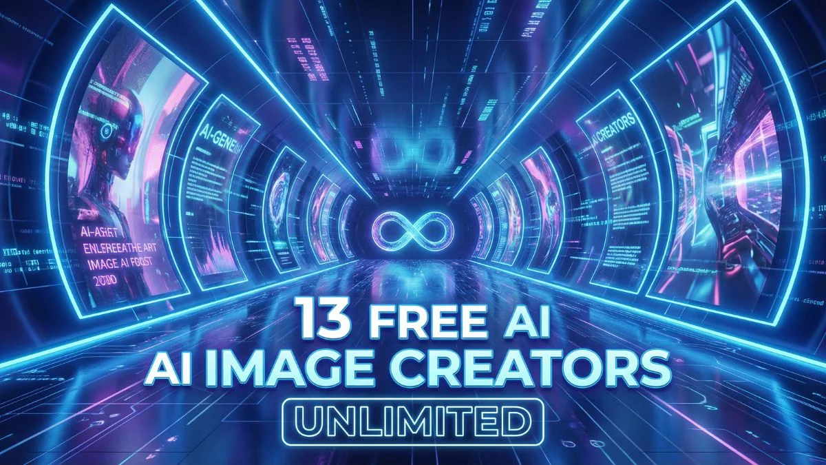 13 Free AI Image Creators Unlimited | Best Tools 2026