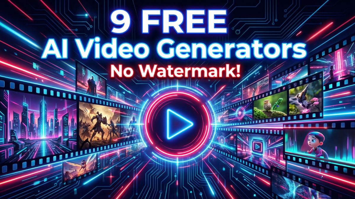 9 Best Free AI Video Generators — No Watermark, No Sign-Up