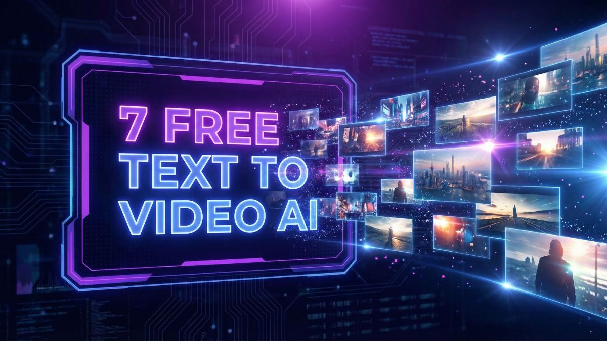 7 Best Free AI Text to Video Tools — No Watermark (2026)