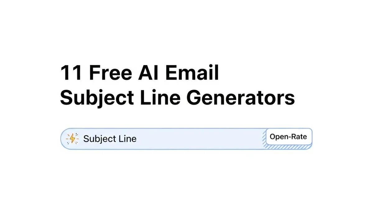 11 Free AI Email Subject Line Generators