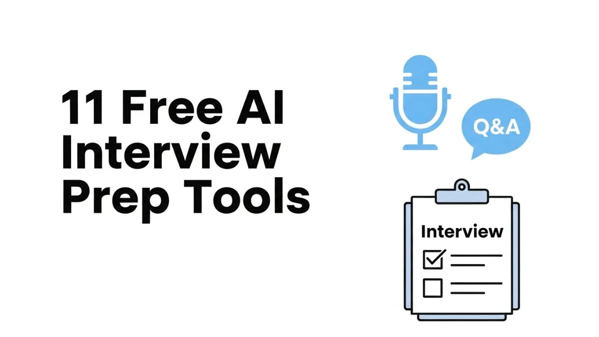11 Free AI Interview Prep Tools