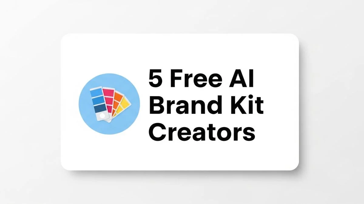 5 Free AI Brand Kit Creators