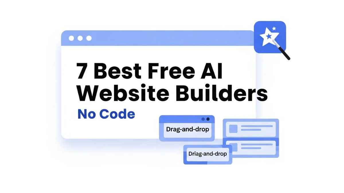 7 Best Free AI Website Builders (No Code)