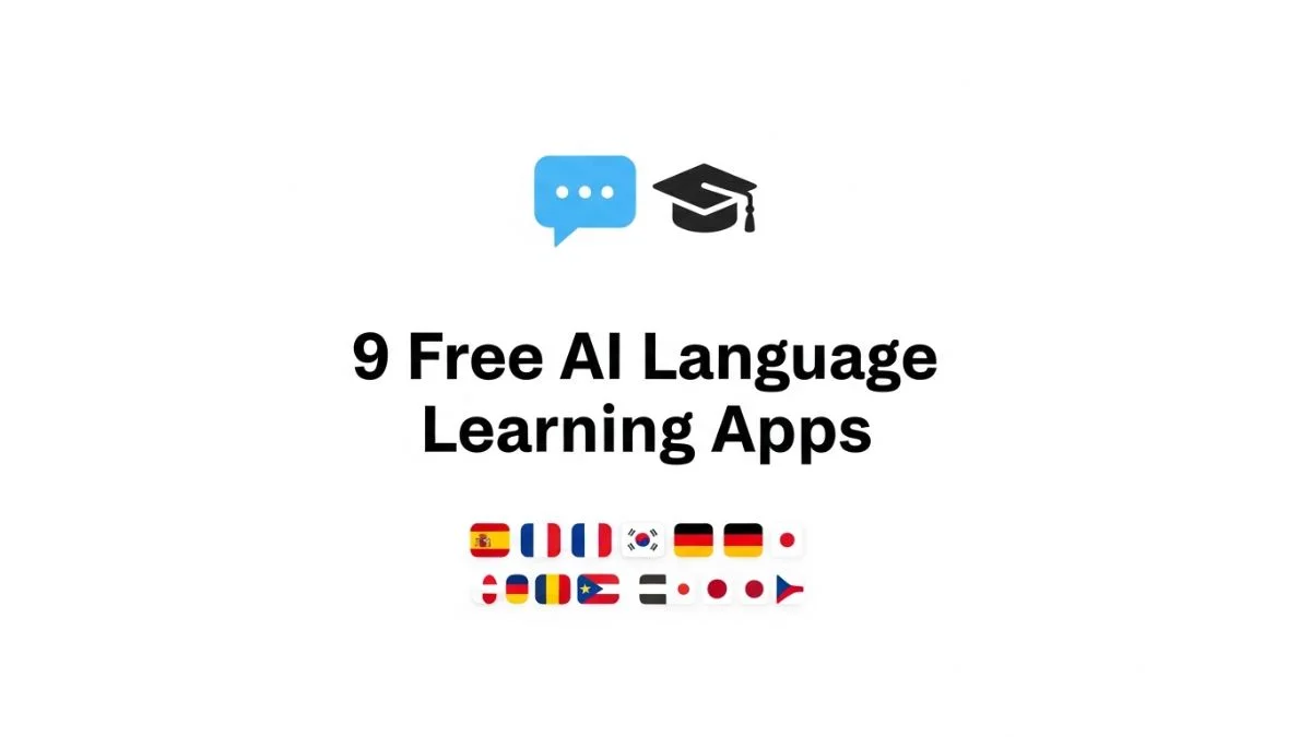 9 Free AI Language Learning Apps