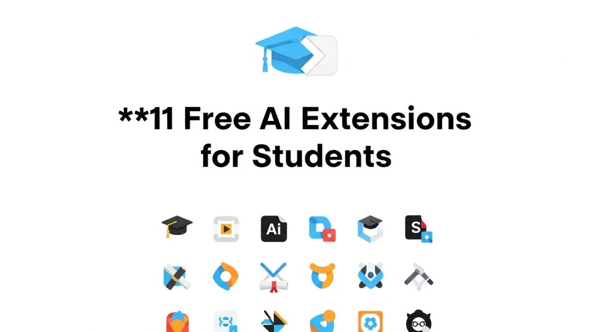11 Free AI Extensions for Students