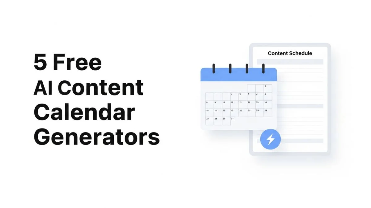 5 Free AI Content Calendar Generators