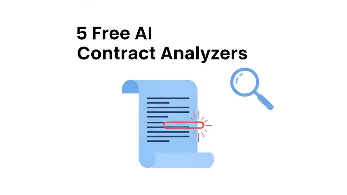 5 Free AI Contract Analyzers