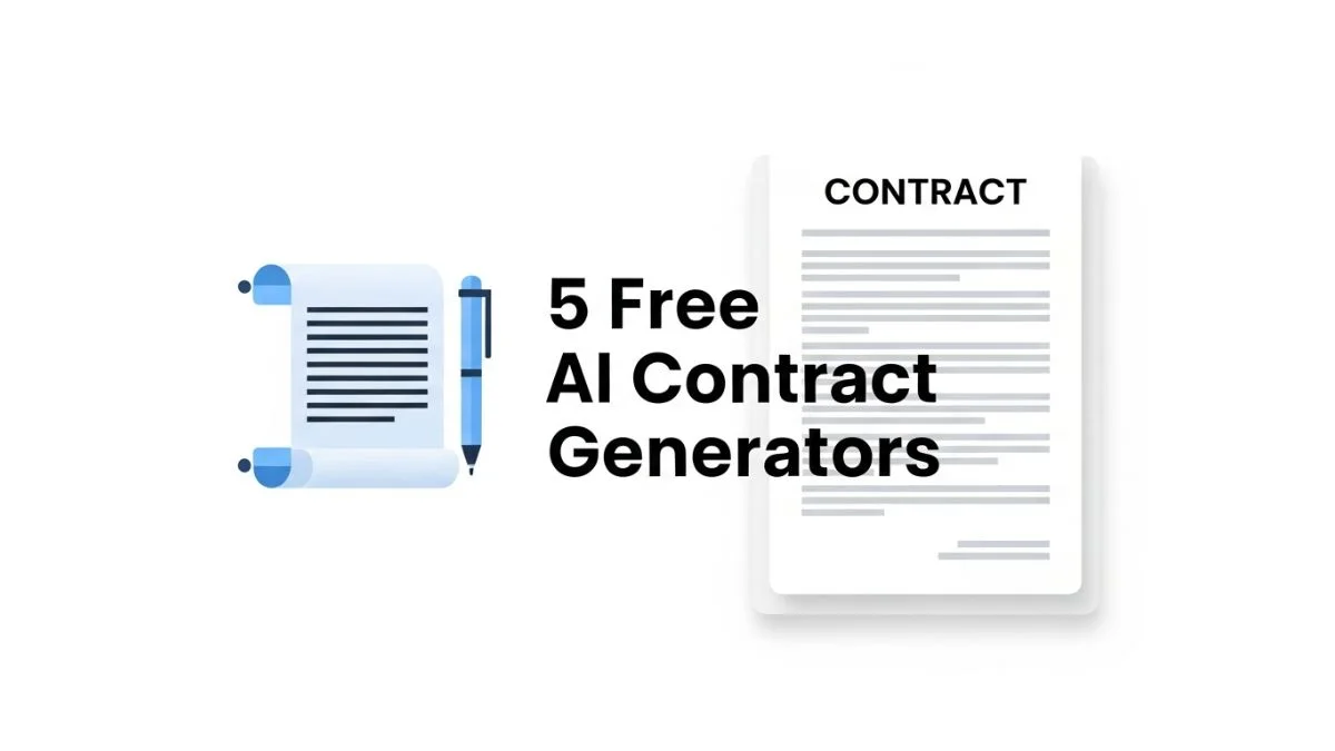 5 Free AI Contract Generators