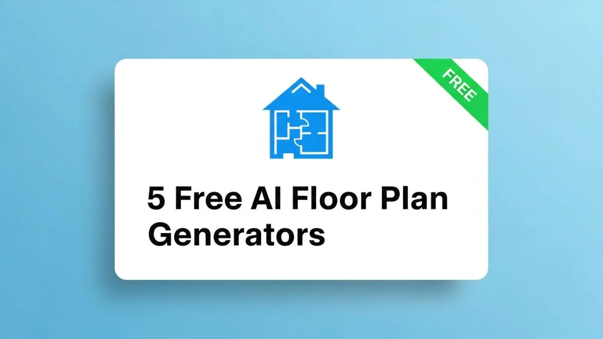 5 Free AI Floor Plan Generators